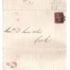GB MALTESE CROSS SG.7 1d Plate 8 Cover 1841 Glasgow GRAIN PRICES Cat £500- KA33 - Image 6