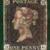 GB ONE PENNY BLACK 1840 Stamp SG2 1d Plate 2 (HL) *RE-ENTRY* Used c£550 BLRED122