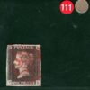 GB PENNY GREY-BLACK 1840 QV SG.3 1d Plate 1a (DE) Bright Red MX Cat £500 REDG111 - Image 4