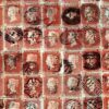 GB QV 1841 PENNY REDS{120} HALF SHEET RE-CONSTRUCTION Numeral MX Cat £4,200 DL11