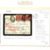 USA Cover Railway Transatlantic Forwarded MITRE HOTEL OXFORD 1892 Oxon T235 - Image 4