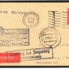 AVIATION GB Acceptance AUSTRIA BALLOON FLIGHT Card KGVI Franking 1949 Y46a