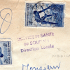 France Colonies SUDAN (MALI) Cover AOF *Koulouba* CDS MEDICAL CACHETS 1950 MC347
