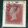 GB 1841 PENNY RED QV SG.8 1d Plate 59 (RK) *RE-ENTRY* Used Piece Cat £100 RRED86 - Image 3