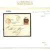 GB Cover PRINTED MATTER Rate SWISS DESTINATION MAIL 1863 Single Penny Red C59a - Image 5