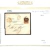 GB Cover PRINTED MATTER Rate SWISS DESTINATION MAIL 1863 Single Penny Red C59a - Image 8