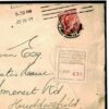 GB Cover PRIVATE PARCEL POST LABEL Birmingham *PGAA* Forwarded Yorks 1907 297d