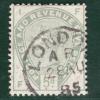 GB QV Stamp SG.193 5d Dull Green (1883) Used 1885 CDS Cat £210+100%=£420 REDB35 - Image 5