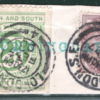 GB RAILWAY L&SWR Letter Stamp 2d Blue *SUNNINGDALE* STATION 1900 Piece LIME13