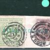 GB RAILWAY L&SWR Letter Stamp 2d Blue *SUNNINGDALE* STATION 1900 Piece LIME13 - Image 4