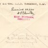GB SCOTS ISLANDS WW2 Cover Rare *RAF POSTROOM BENBECULA* Air Mail Glasgow DL399