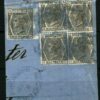 GB SG.147 6d Plate 16 Birmingham *BLUE NUMERAL* Cancel 1878 Piece c£450++ SS244 - Image 3