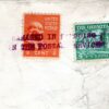 USA Advert Cover *GB £5 ORANGE* Vignette DAMAGED Cachet c1959 PHILATELY MC90a - Image 5
