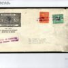 USA Advert Cover *GB £5 ORANGE* Vignette DAMAGED Cachet c1959 PHILATELY MC90a - Image 7