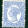 Australia States QUEENSLAND (QV) SG.290var 2d (1908) VERTICAL FLAW Mint EBLUE5 - Image 5