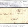GB 1814 Cover AMERICAN WAR PACKET LETTER Re-Captured SHIP Maritime Portugal H56a - Image 3