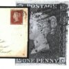 GB LINE-ENGRAVED VARIETY 1d Red *FRAMED* Plate 90 (DC) Tunbridge 1850 Cover V129 - Image 3