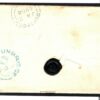 GB LINE-ENGRAVED VARIETY 1d Red *FRAMED* Plate 90 (DC) Tunbridge 1850 Cover V129 - Image 7