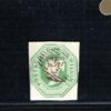 GB QV EMBOSSED Stamp SG.55 1s Green (1847) Light Numeral Used Cat £1,000+ GRED19 - Image 3