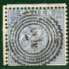 Germany States BADEN Scott.12 3kr (1861) Super FANCY 24 Numeral Used 2RGREEN104