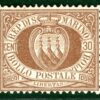 SAN MARINO Classic Stamp Scott.15 30c Brown (1877) Mint MNH Cat $2,800 GOLD165