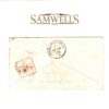 GB Cover London Unusual *Office.I.D* INSPECTORS HANDSTAMP 1d Red 1875 B95b - Image 3