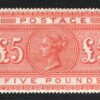GB QV High Value SG.137 £5 Orange (CE) Mint OG VLMM Cat £12,500 {samwells}BRRED2 - Image 5