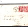GB QV SG77 Cover 3d Pair TUSCANY DESTINATION MAIL 1863 Railway TPO Cat £950- 30m - Image 7