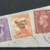 GB/AUSTRALIA Used Abroad *BCOF JAPAN* Occupation MIXED FRANKING 1948 Piece SS205