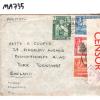 ADEN KGVI *SEIYUN* MIXED FRANKING Cover RAF CENSOR WW2 Air Mail 1942 York MA735 - Image 6