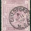 GB QV High Value SG.178 2s/6d Lilac Superb *GUILDFORD MOO* CDS 1900 c£160+REDG69