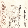 ITALY States Bologna *DISINFECTED* Letter/Document 1855 CHURCH MARKS MA968
